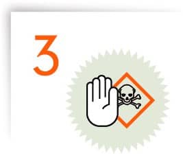 Verzicht auf Giftstoffe