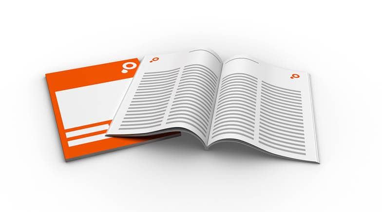 Produktbild Broschüren mit Klebebindung