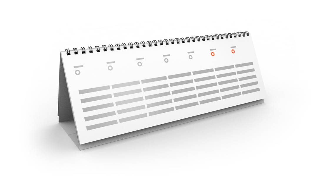 Produktbild Tischkalender