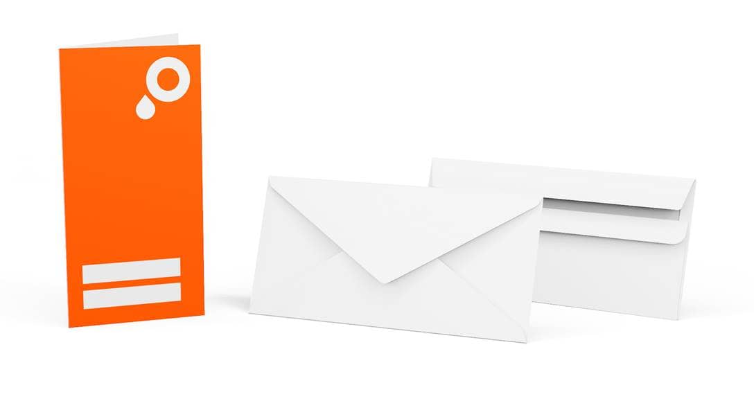 Grußkarten DIN lang mit Kuverts