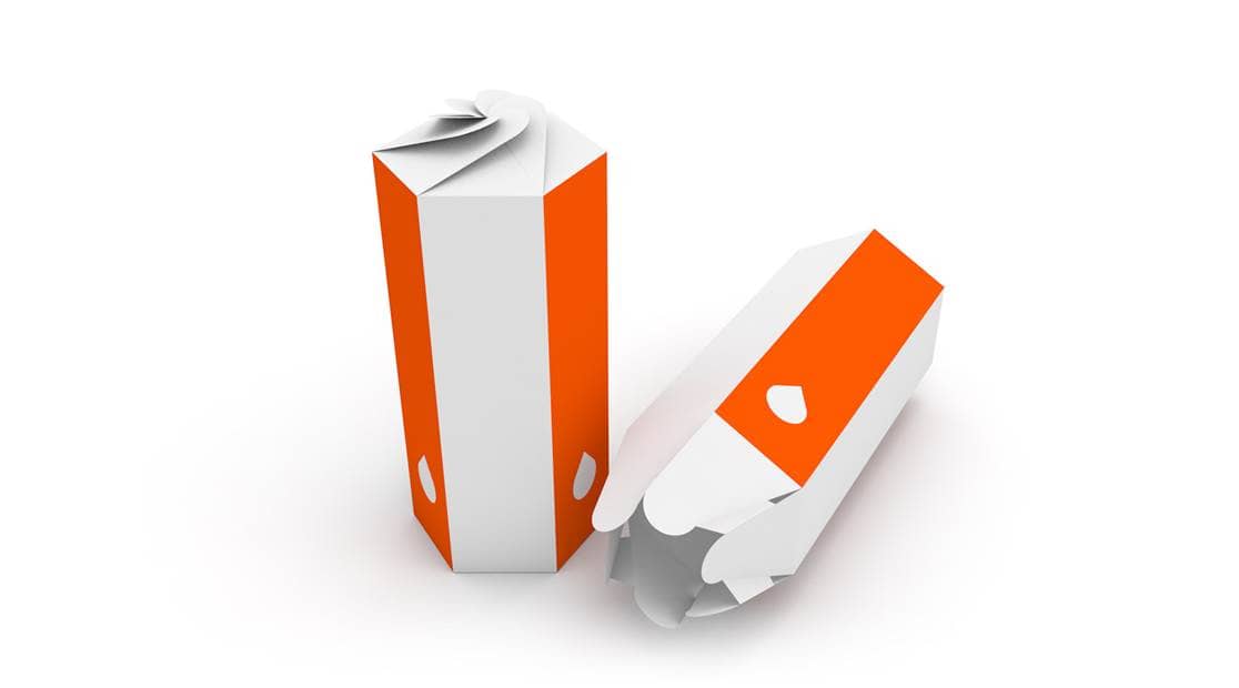 Produktbild Schleifenverpackung 6 eckig