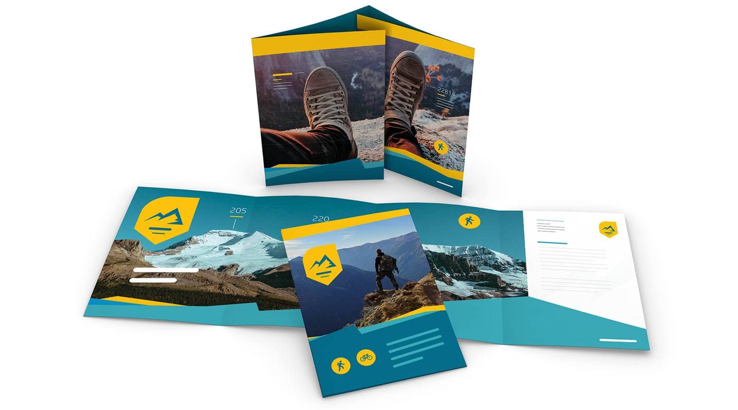 Folder mit geschlossenem Altarfalz