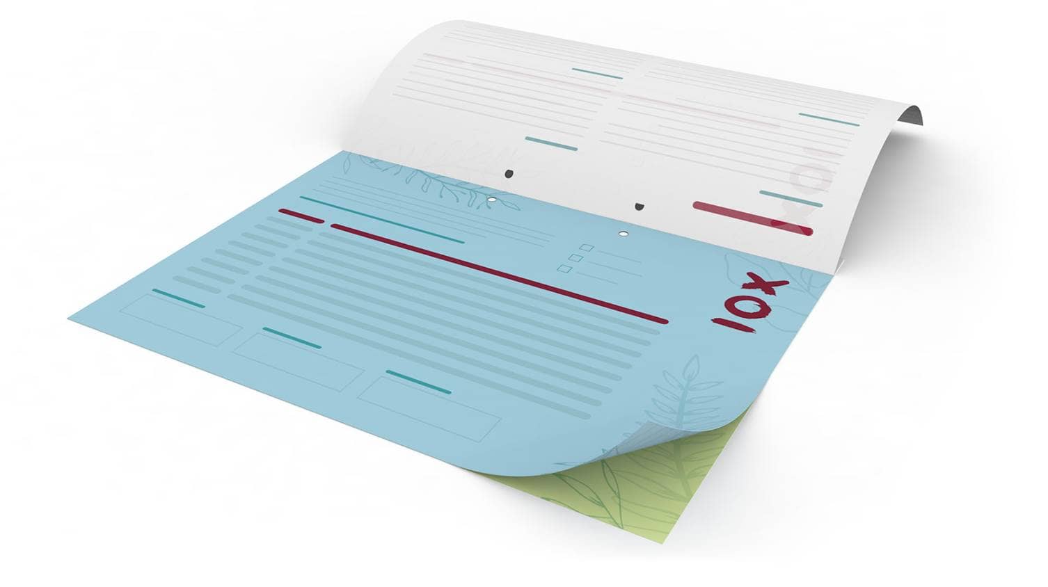 Producktbild Durchsreibesätze Rückseite