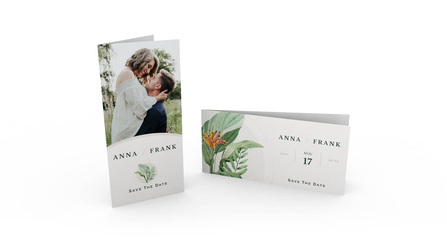 Hochzeitskarten DIN lang