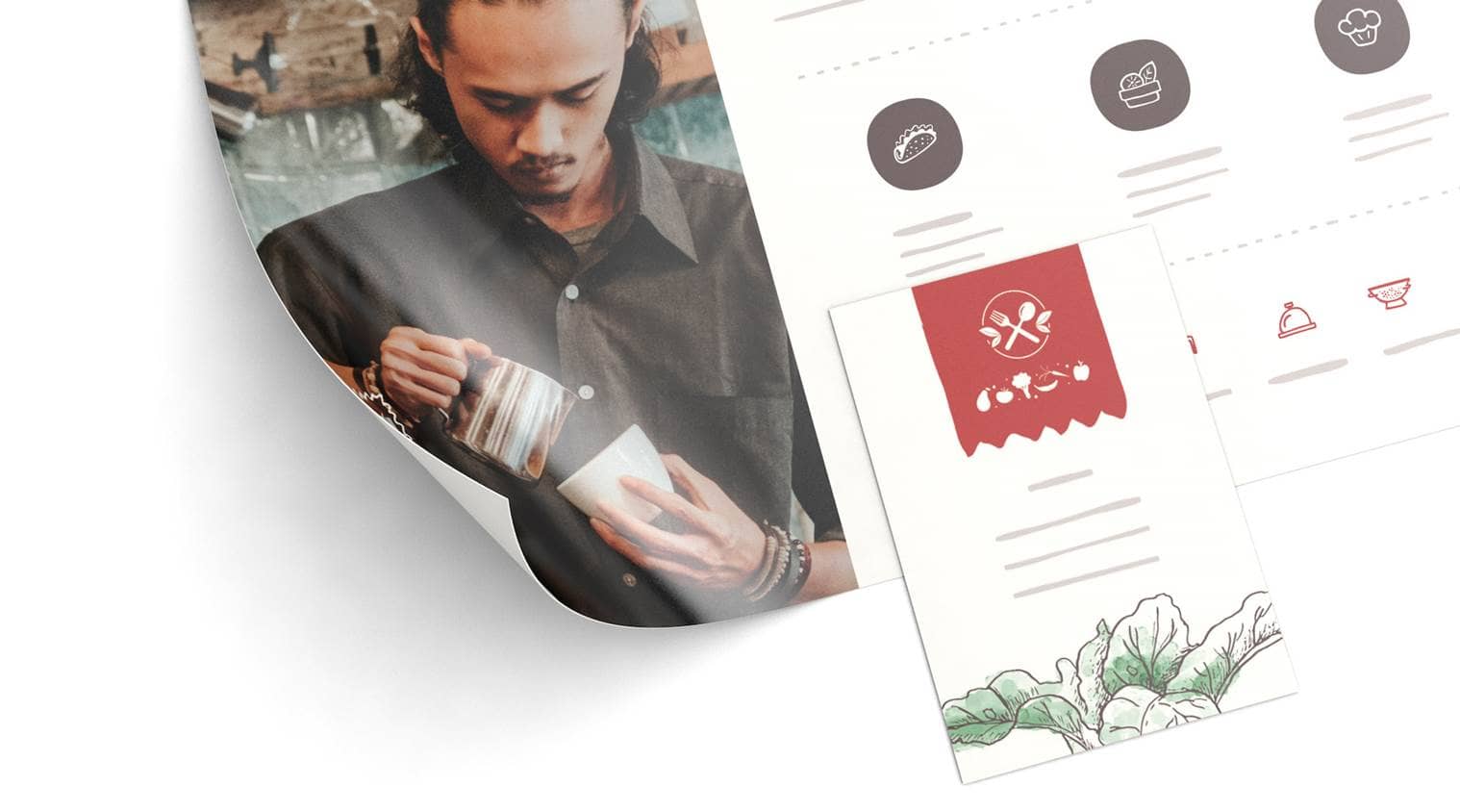 Bilderdruckpapier glanz rechts Detail